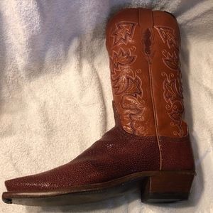 Lucchese Womens Cowboy Boot, 8.5